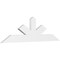 Ekena Millwork Saratoga Architectural Grade PVC Gable Bracket, 72"W x 21"H x 2"D x 6"F, 7/12 Pitch GBP072X21X0206SAR00 - alternate 1